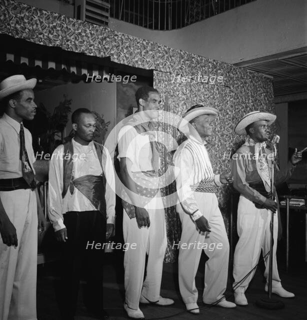 Portrait of Count of Monte Cristo, Macbeth,...Renaissance Ballroom, New York, N.Y., ca. July, 1947. Creator: William Paul Gottlieb.