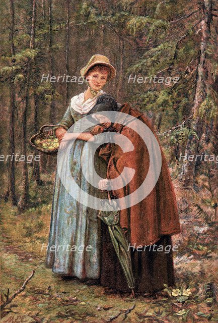 'The Green Leaf and the Sere', 1887. Artist: Mary Ellen Edwards