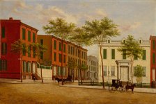 Street in Brooklyn, between 1880 and 1890. Creator: Unknown.