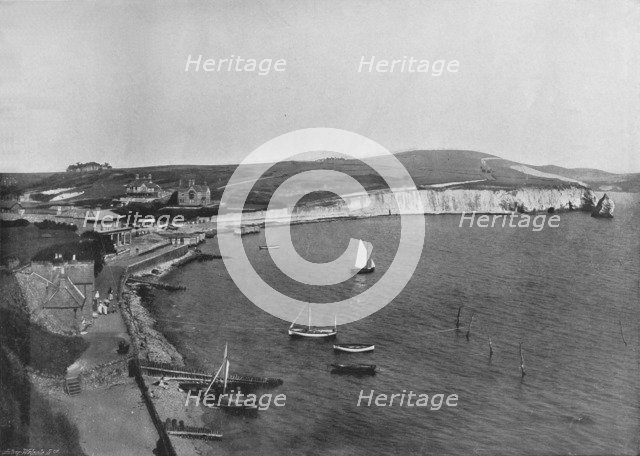 'Freshwater Bay - The Town and the Bay', 1895. Artist: Unknown.