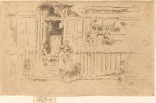 Little Steps, Chelsea, c. 1884/1886. Creator: James Abbott McNeill Whistler.