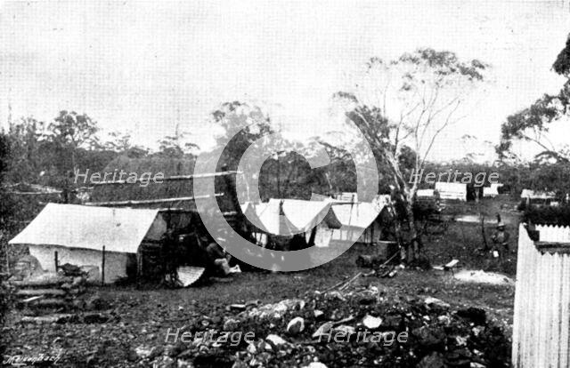 The Coolgardie Goldfields: general view of a mine, 1895. Creator: Unknown.