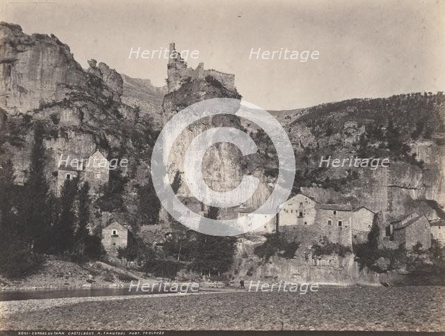 Gorges Du Tarn Castelbouc, 1870s. Creator: A. Trantoul (French).