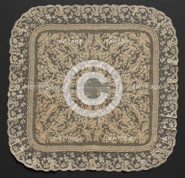 Handkerchief, 1800s. Creator: Unknown.