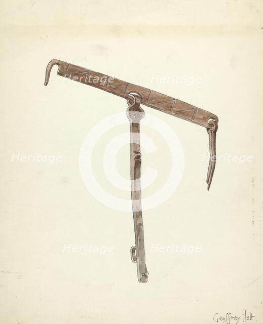 Hasp, 1935/1942. Creator: Geoffrey Holt.