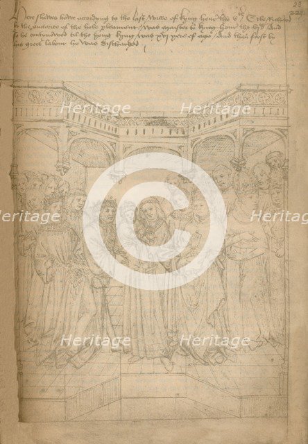 'Warwick and the Infant King', 1903. Artist: Unknown.