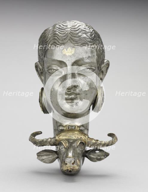 Rhyton: The Buffalo-Slayer Goddess, 500-700. Creator: Unknown.