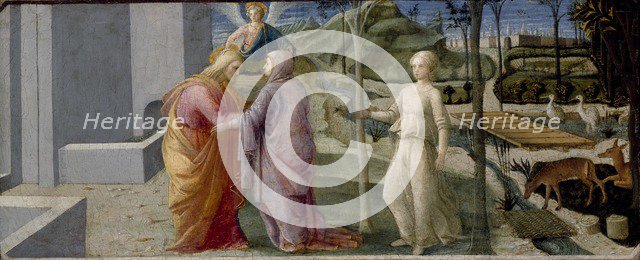 The Meeting at the Golden Gate, c1440-1445. Artist: Filippo Lippi.