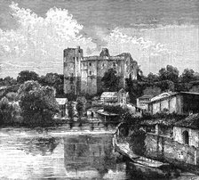 Ruins of Château de Clisson, France, 1898. Artist: Barbant