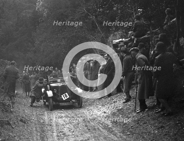 Talbot of EPH Jones competing in the JCC Half-Day Trial, 1930. Artist: Bill Brunell.