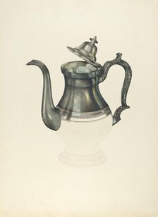 Coffee Pot, 1935/1942. Creator: John Thorsen.