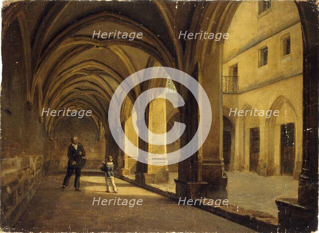 The Cloitre des Billettes round 1830, current 4th arrondissement. Creator: Unknown.