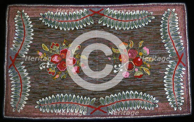 Rug, United States, 19th century. Creator: Unknown.