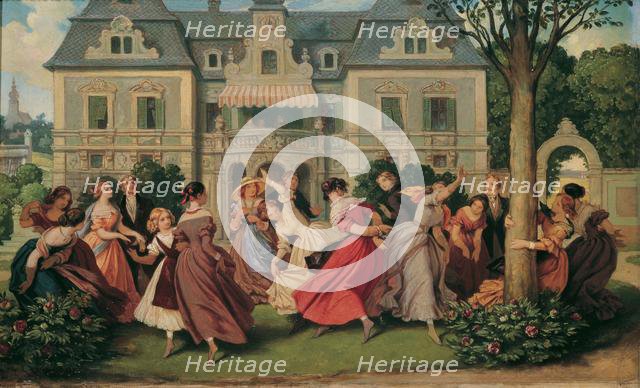 Party Game, after 1860. Creator: Schwind, Moritz Ludwig, von (1804-1871).