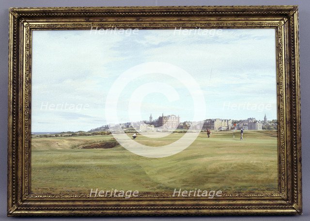 Arthur Weaver, The 16th Hole, Old Course, Royal and Ancient Golf Club, 1961. Artist: Arthur Weaver