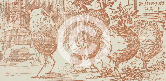 The Potato Tercentenary Exhibition and Conference at St Stephen's Hall, Westminster, London, 1886.  Creator: Unknown.