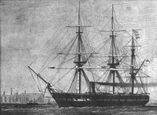 'H.M.S. 'Challenger', commissioned for her...cruise on Deep Sea Exploration, 1872', (1901).  Creator: Unknown.