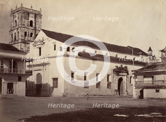 Tropical Scenery, Cathedral, Cartagena, 1871. Creator: John Moran.