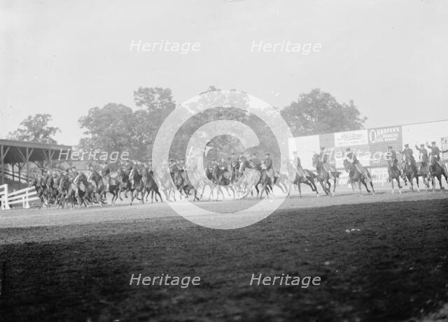 Horse Shows - Demns - By Ft. Myer Cav., 1910. Creator: Harris & Ewing.