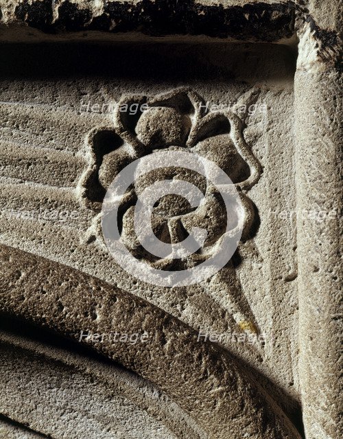 Stone flower, Dover Castle, Kent, 1997. Artist: J Richards