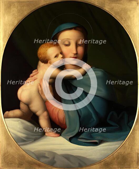 Madonna and child, 1817. Creator: Johann Scheffer von Leonhardshoff.