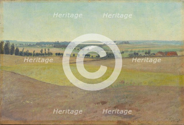 Danish summer landscape, 1895. Creator: Laurits Andersen Ring.