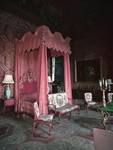 The State Bedroom, Chatsworth House, Derbyshire, c1955. Creator: Arthur Charles Kirby Ware.
