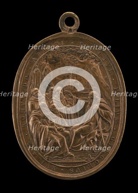 Saint Romuald, Founder of the Camaldolese Order [reverse], 1831. Creator: Giuseppe Cerbara.