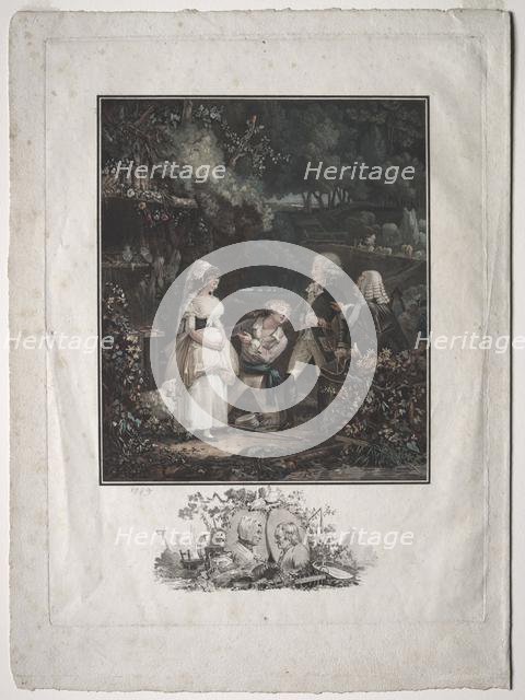 Annette and Lubin, 1789. Creator: Philibert Louis Debucourt (French, 1755-1832).