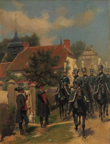 Gendarmes d'Ordonnance, 1894. Creator: Jean Baptiste Edouard Detaille.