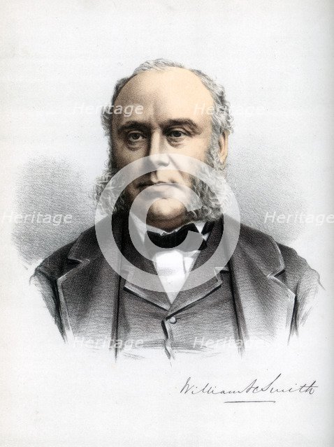 William Henry Smith, British politician, c1890.Artist: Cassell, Petter & Galpin