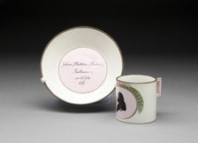 Cup and Saucer, Meissen, 1797. Creator: Meissen Porcelain.