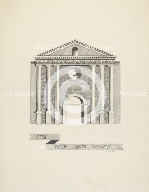 Mision Santa Barbara, 1935/1942. Creator: James Jones.