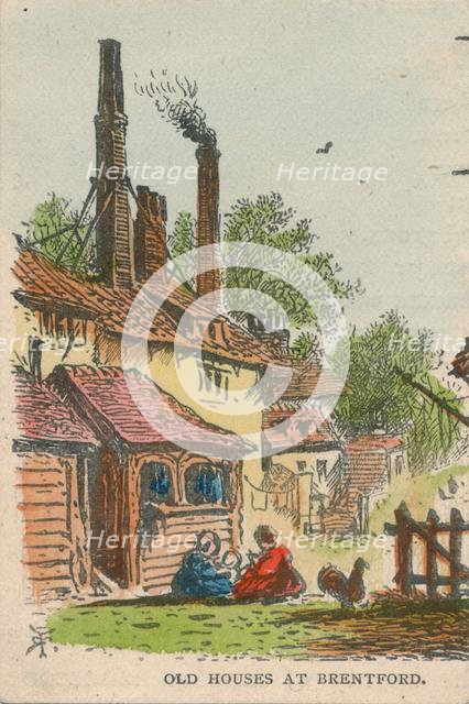 'Old Houses at Brentford', 19th century?                 Creator: Unknown.