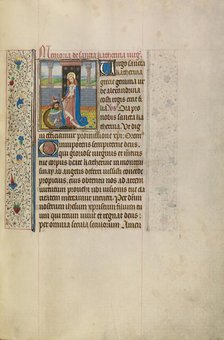 Saint Catherine; Arenberg Hours, early 1460s. Creator: Workshop of Willem Vrelant.