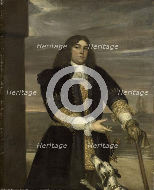 Jan van Gelder (1647-73), Naval Captain, Stepson of Michiel Adriaensz de Ruyter, 1668. Creator: Jan Lievens.