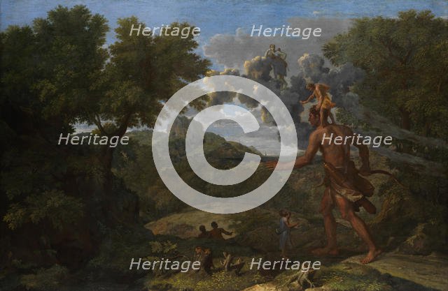 Blind Orion Searching for the Rising Sun, 1658. Creator: Nicolas Poussin.