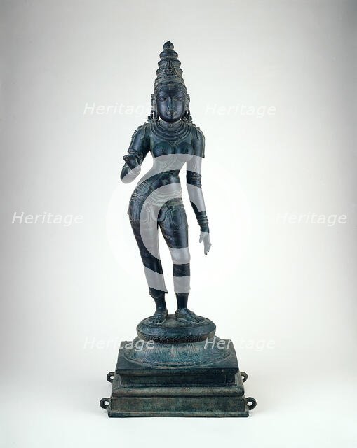 Goddess Uma, Consort of Shiva, Vijayanagar period, about 1500. Creator: Unknown.