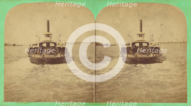 Brooklyn Ferryboat. N.Y., about 1870. Creator: Unknown.