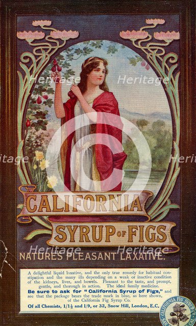 California Syrup of Figs, 1910s. Artist: Unknown