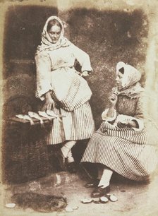 Newhaven Fishwives, Jeanie Wilson and Annie Linton, 1845. Creator: David Octavius Hill (British, 1802-1870); Robert Adamson (British, 1821-1848), and.