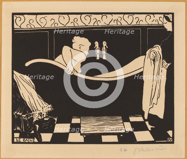 Le Bain (The Bath), 1894. Creator: Félix Vallotton.