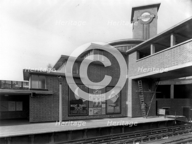 Park Royal Underground Station, Western Avenue, Ealing, London, c1936. Artist: Herbert Felton
