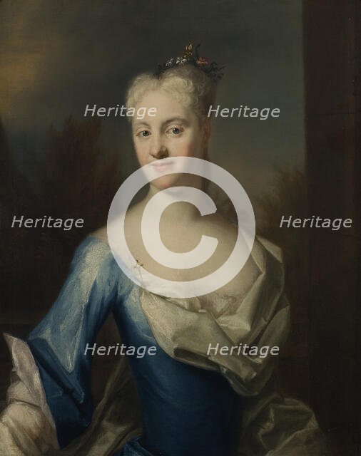 Hedvig Elisabet Paulin, 1716-1806, early-mid 18th century. Creator: Johan Henrik Scheffel.