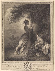 Le Chiffre d'amour, 1786. Creator: Nicolas Delaunay.