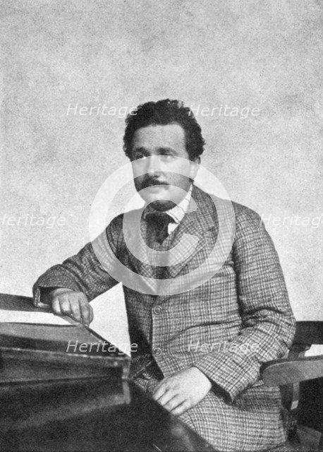 Albert Einstein (1879-1955), German-Swiss mathematician and theoretical physicist, 1905. Artist: Unknown