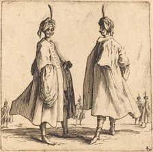 Two Turks, 1617 and 1621. Creator: Jacques Callot.