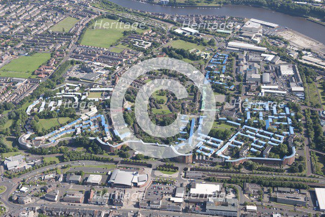 Byker Wall housing estate, Newcastle upon Tyne, 2015. Creator: Historic England Staff Photographer.