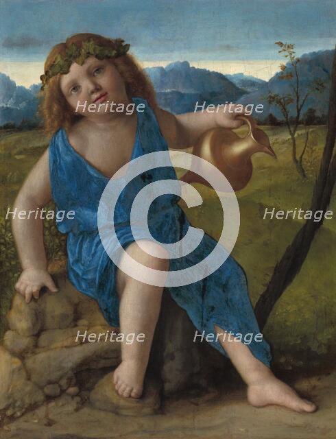 The Infant Bacchus, probably 1505/1510. Creator: Giovanni Bellini.