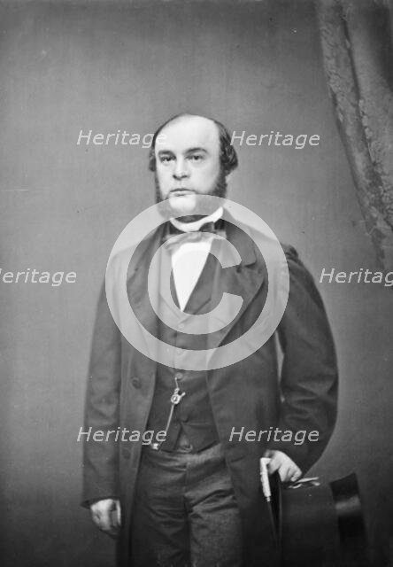 August Belmont Senior, between 1855 and 1865. Creator: Unknown.